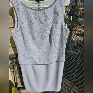 David's Bridal Light Lavendar Embellished Dress